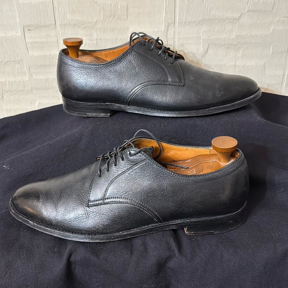 Alden 9271F Black Calfskin Plain Toe Dover￼size 12